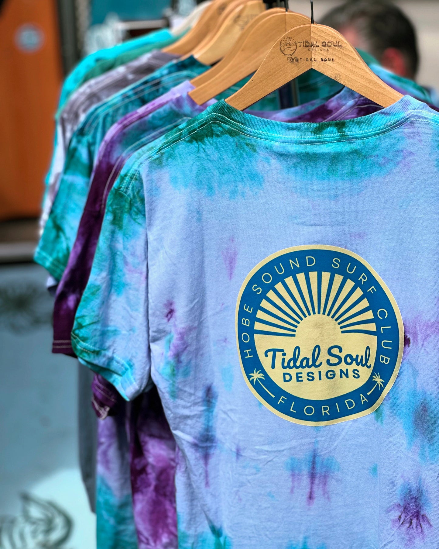 Hobe Sound Surf Club Tie-Dye Shirt